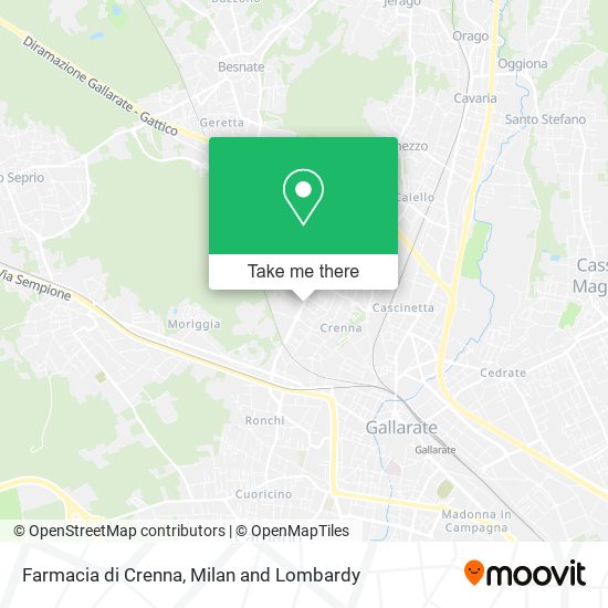 Farmacia di Crenna map