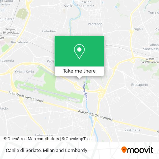 Canile di Seriate map