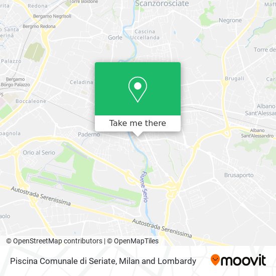 Piscina Comunale di Seriate map