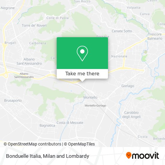 Bonduelle Italia map