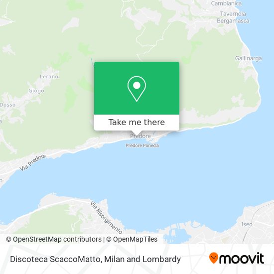 Discoteca ScaccoMatto map