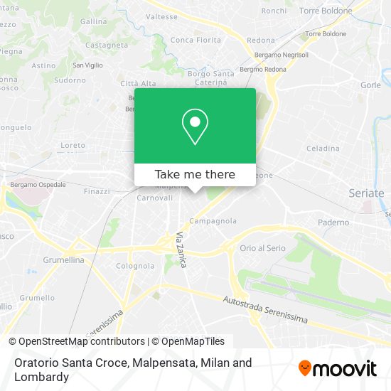 Oratorio Santa Croce, Malpensata map