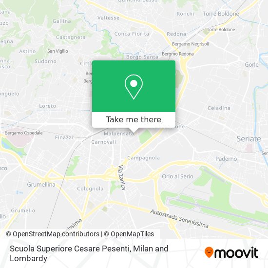 Scuola Superiore Cesare Pesenti map