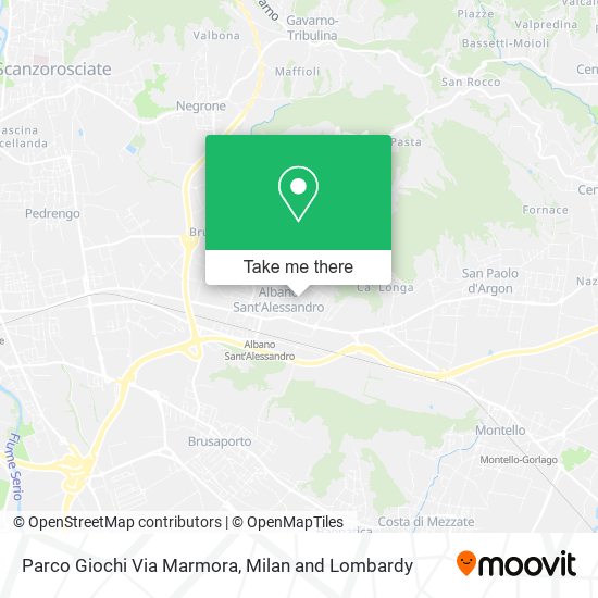 Parco Giochi Via Marmora map