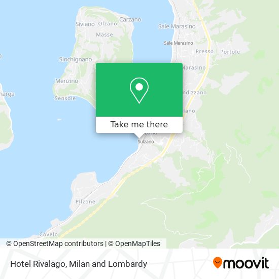 Hotel Rivalago map