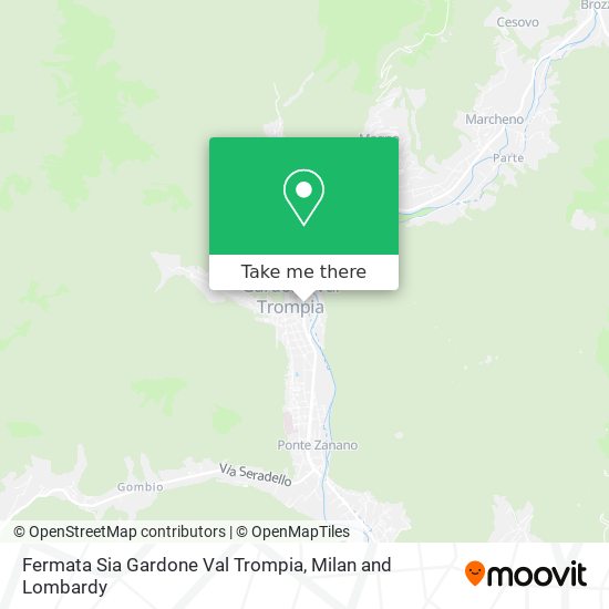 Fermata Sia Gardone Val Trompia map