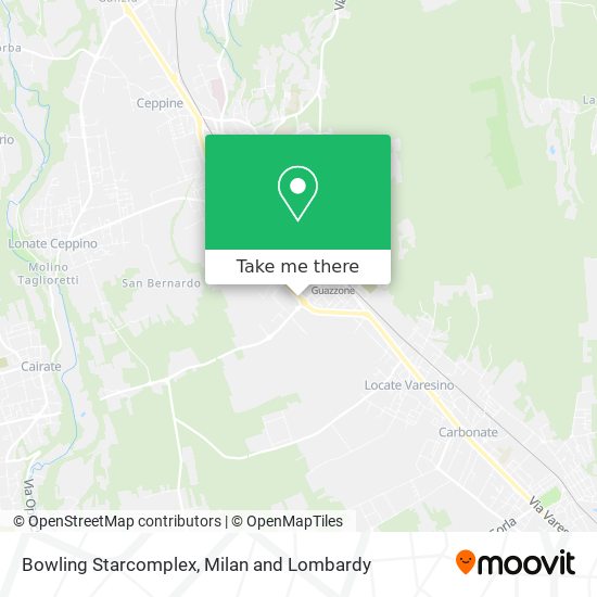 Bowling Starcomplex map