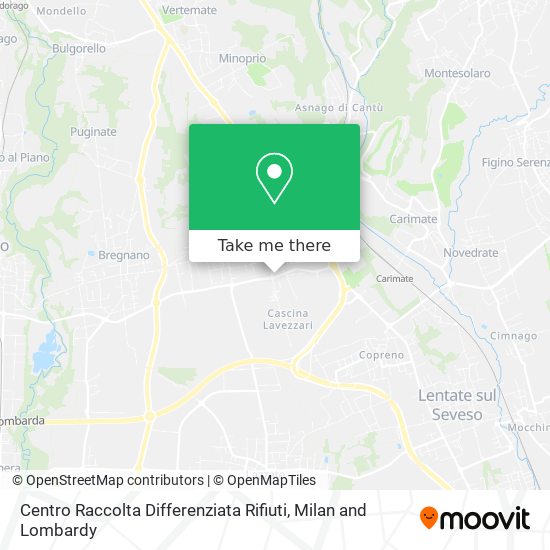 Centro Raccolta Differenziata Rifiuti map