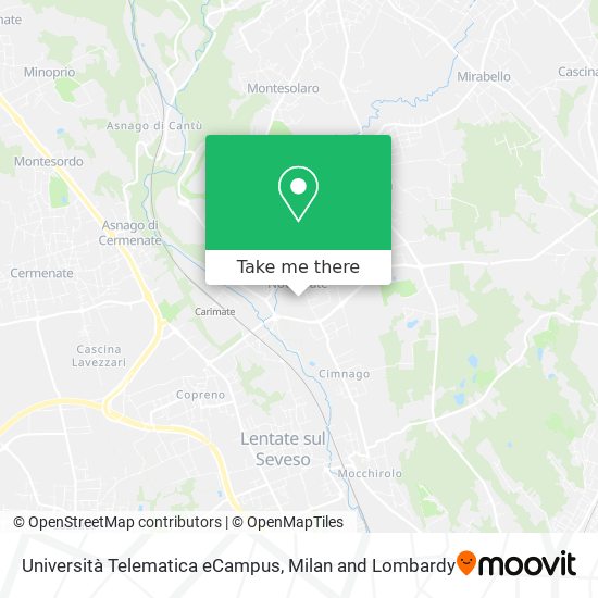 How to get to Università Telematica eCampus in Novedrate by Bus ...