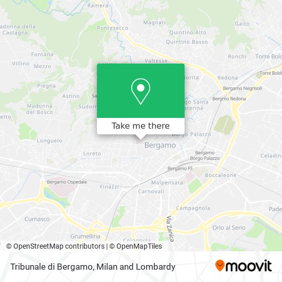 Tribunale  di Bergamo map