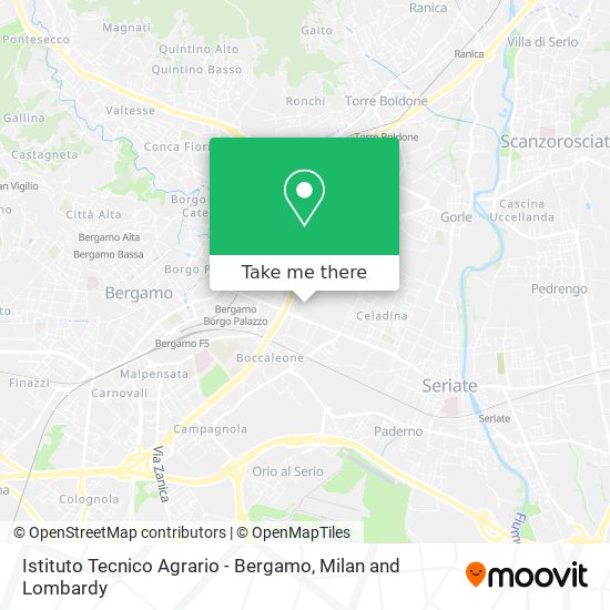 Istituto Tecnico Agrario - Bergamo map
