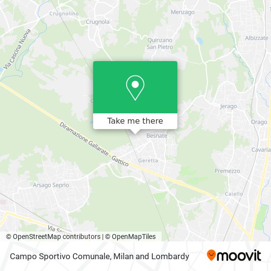 Campo Sportivo Comunale map