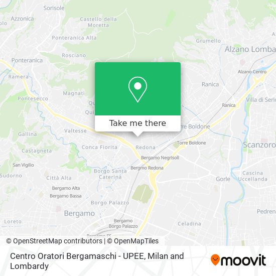 Centro Oratori Bergamaschi - UPEE map