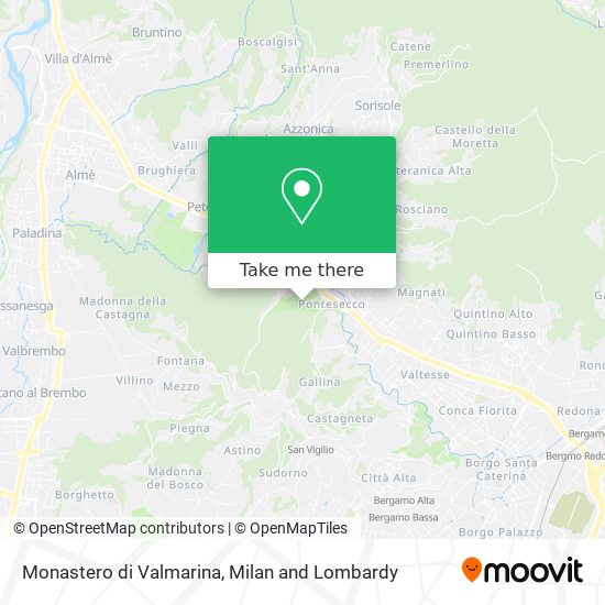 Monastero di Valmarina map