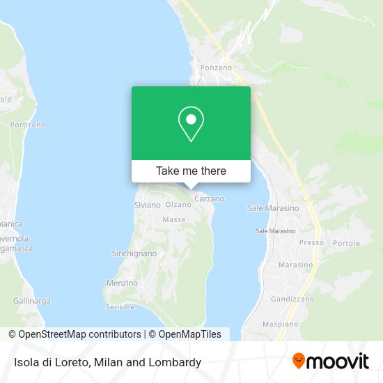 Isola di Loreto map