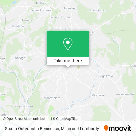 Studio Osteopatia Benincasa map