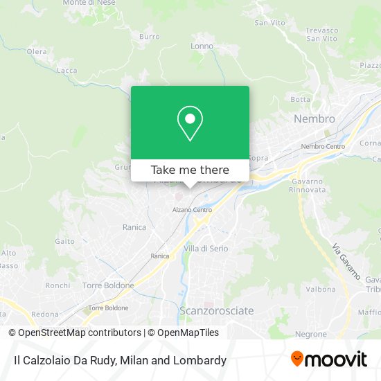 Il Calzolaio Da Rudy map