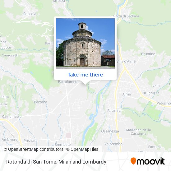 Rotonda di San Tomè map