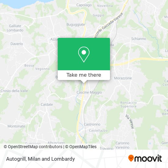 Autogrill map