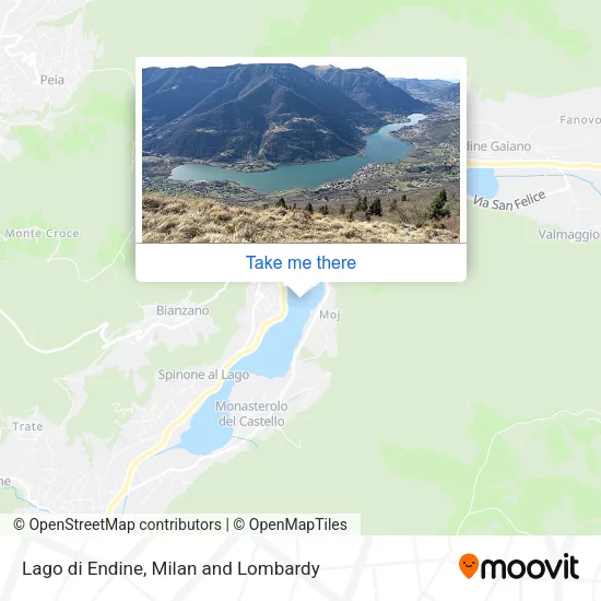 Lago di Endine map