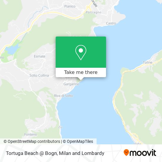 Tortuga Beach @ Bogn map