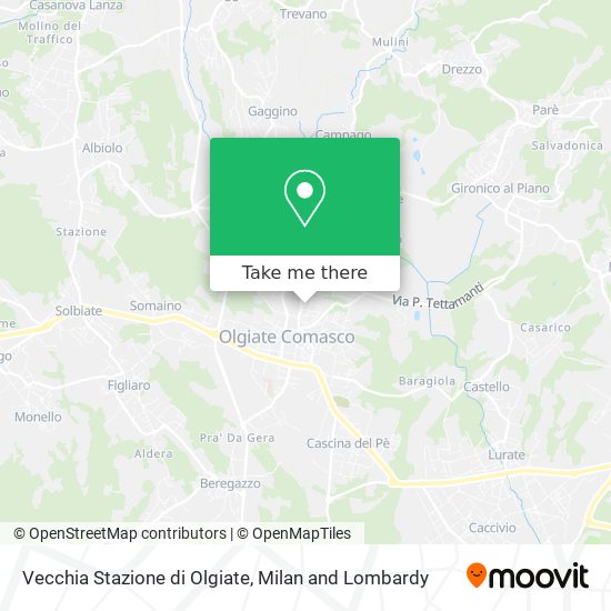 Vecchia Stazione di Olgiate map