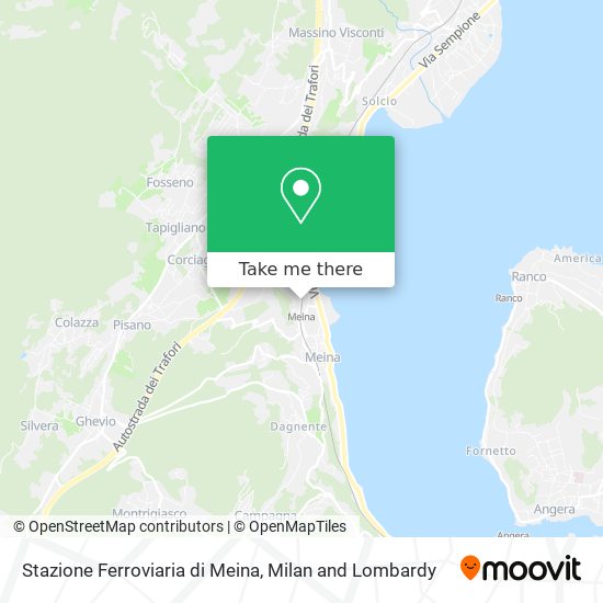 Stazione Ferroviaria di Meina map