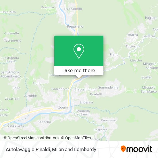 Autolavaggio Rinaldi map