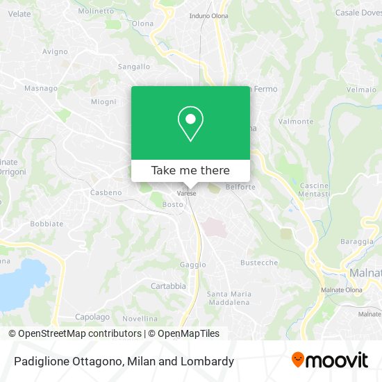 Padiglione Ottagono map