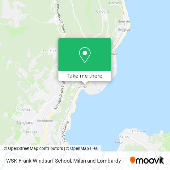 WSK Frank Windsurf School map