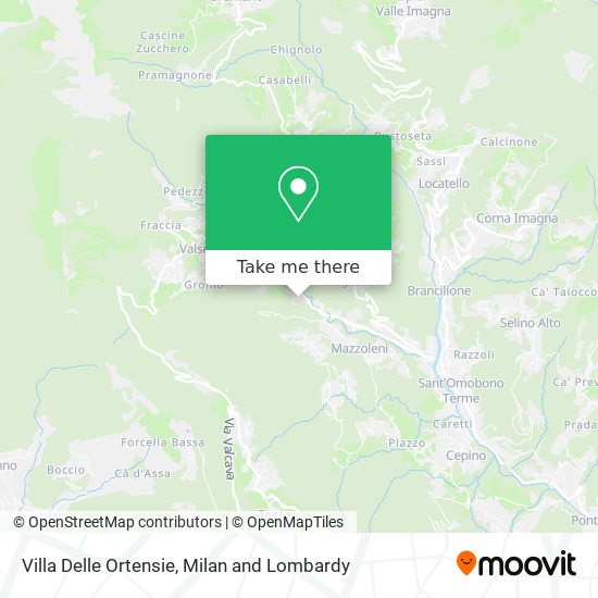 Villa Delle Ortensie map