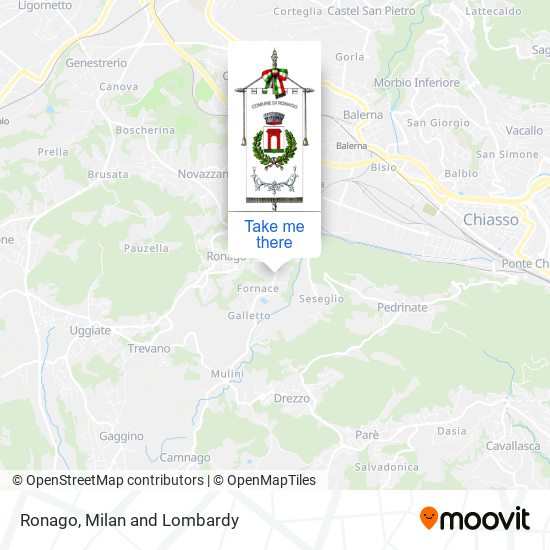 Ronago map