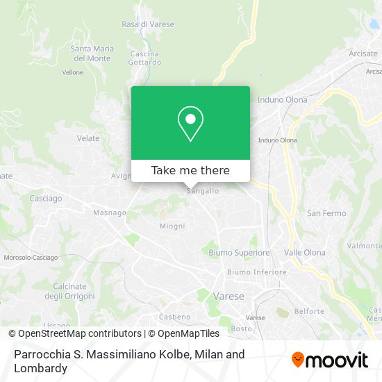 Parrocchia S. Massimiliano Kolbe map