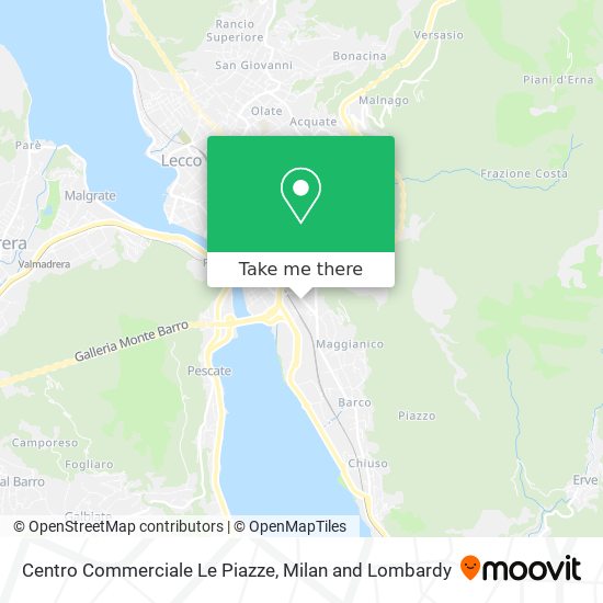 Centro Commerciale Le Piazze map