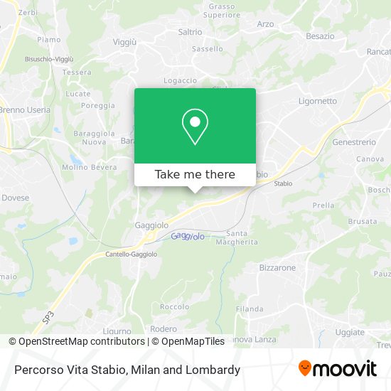 Percorso Vita Stabio map