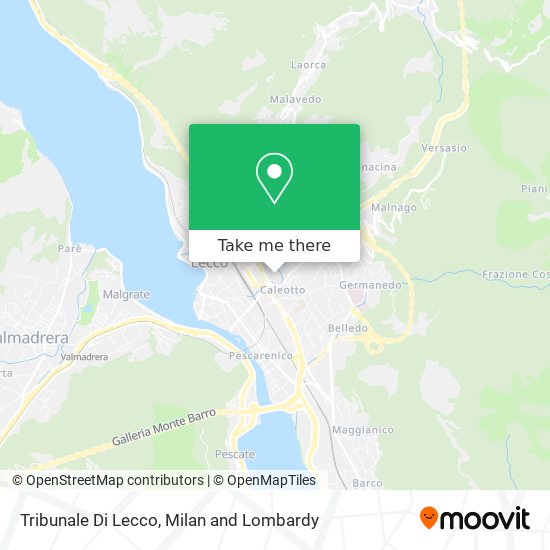 Tribunale Di Lecco map