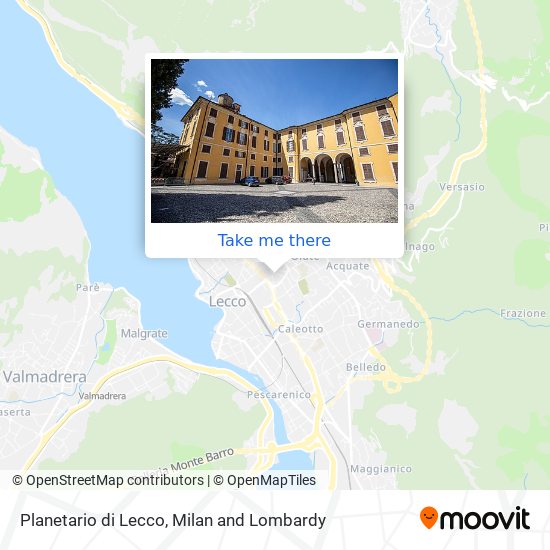 Planetario di Lecco map