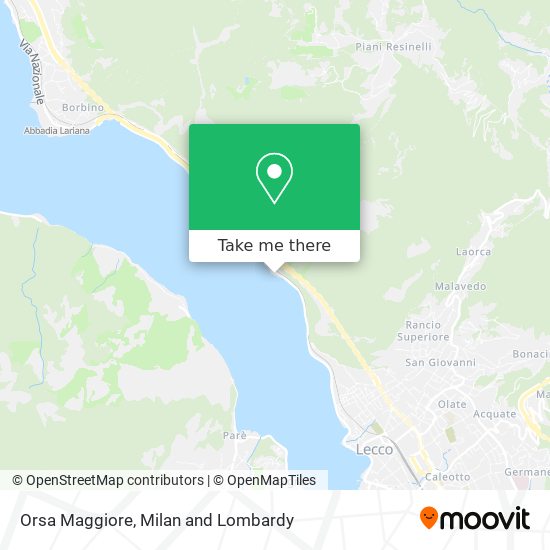 Orsa Maggiore map