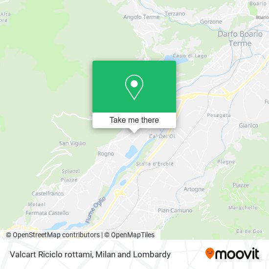 Valcart Riciclo rottami map