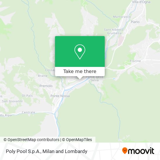Poly Pool S.p.A. map