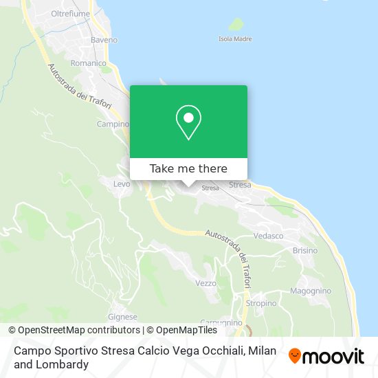Campo Sportivo Stresa Calcio Vega Occhiali map
