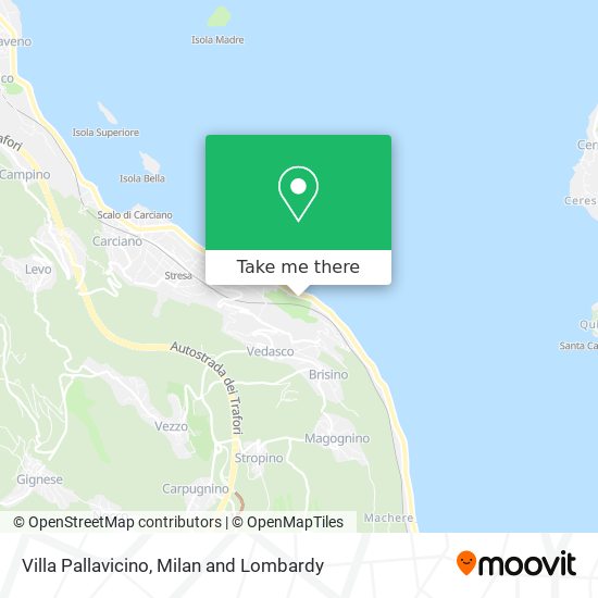 Villa Pallavicino map