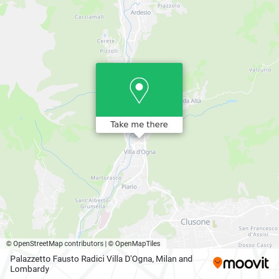 Palazzetto Fausto Radici Villa D'Ogna map