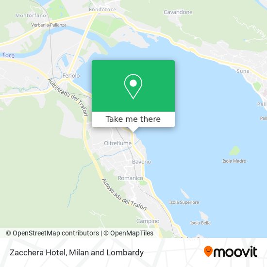 Zacchera Hotel map