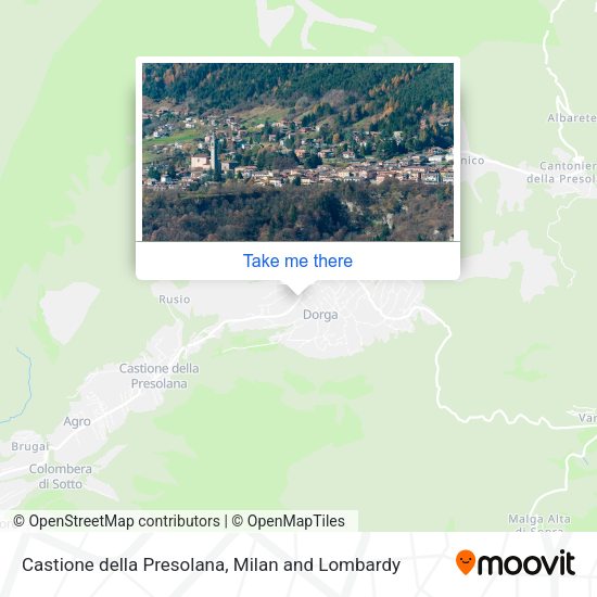 Castione della Presolana map