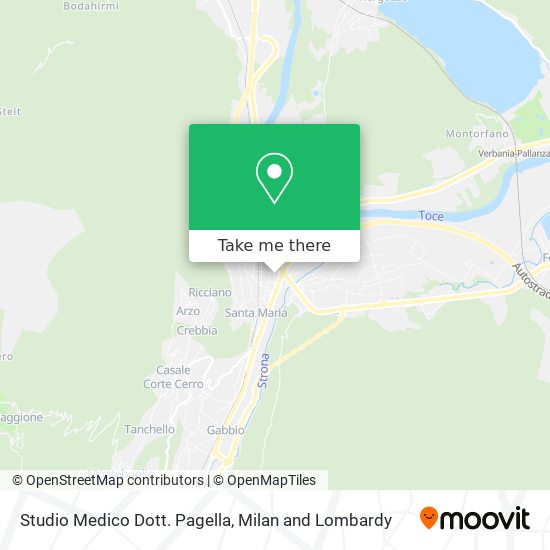 Studio Medico Dott. Pagella map