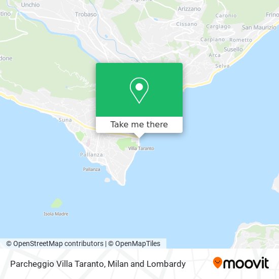 Parcheggio Villa Taranto map