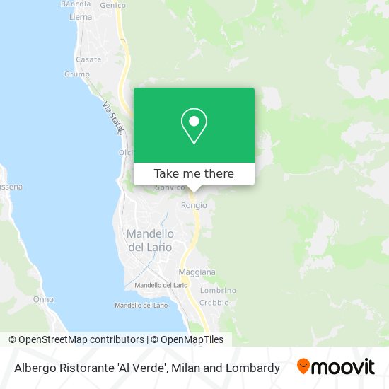 Albergo Ristorante 'Al Verde' map