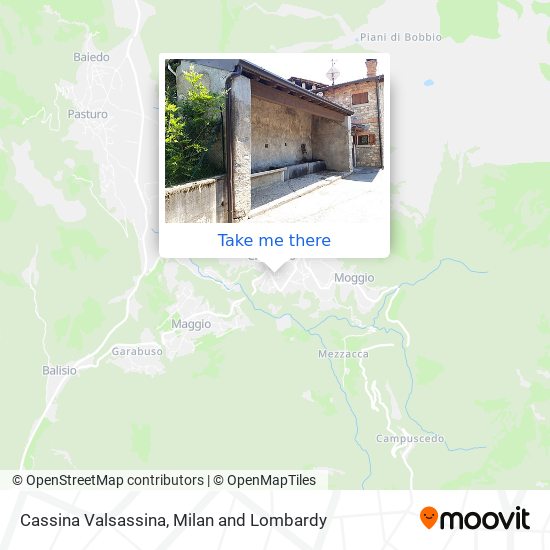 Cassina Valsassina map