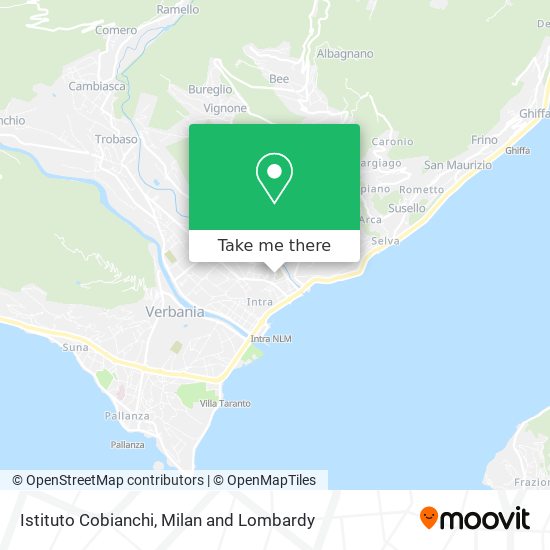 Istituto Cobianchi map